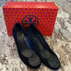 Tory Burch Black Suede Heel